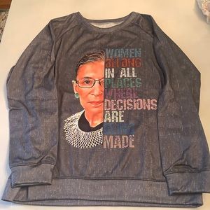 RBG Sweatshirt. NWOT. Size XL.